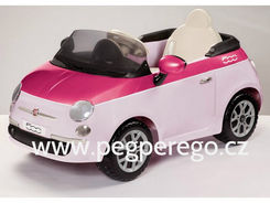 Fiat 500 6V růžový